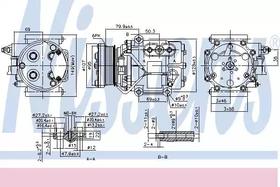 Компрессор кондиционера Nissens 89240
