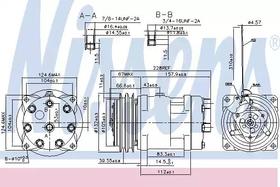 Компрессор кондиционера Nissens 89636