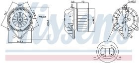 Вентилятор салона Nissens 87171