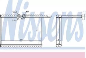 Испаритель кондиционера Nissens 92324