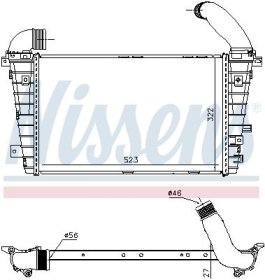Интеркулер Nissens 96586