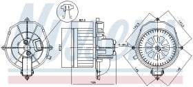 Вентилятор салона Nissens 87518