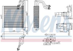 Испаритель кондиционера Nissens 92336