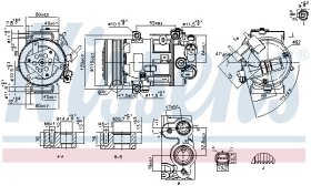 Компрессор кондиционера Nissens 890420