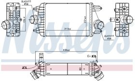 Інтеркулер Nissens 961303