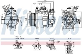 Компрессор кондиционера Nissens 890793