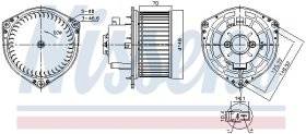Вентилятор салона Nissens 87454