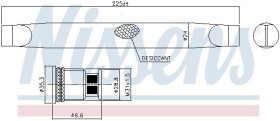 Осушитель кондиционера Nissens 95786