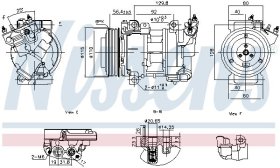Компресор кондиціонера Nissens 891016