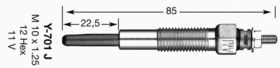 Свеча накала NGK 5116