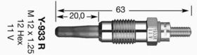 Свеча накала NGK 6136