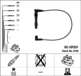 Комплект проводов зажигания NGK 0766