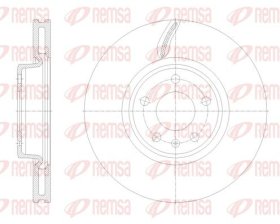 Тормозной диск Remsa 6213110