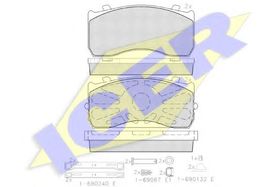 Тормозные колодки Icer 151404-202