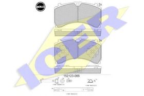 Тормозные колодки Icer 152123-066