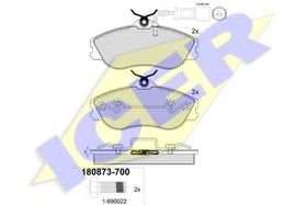 Тормозные колодки Icer 180873-700