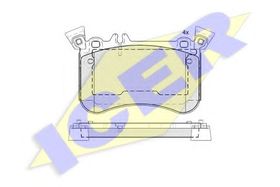 Тормозные колодки Icer 182042-203