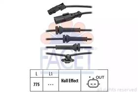 Датчик ABS Facet 210055