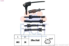 Датчик ABS Facet 210219