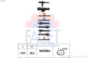 Датчик ABS Facet 210065