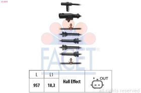 Датчик ABS Facet 210231