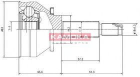 ШРУС Kamoka 6640