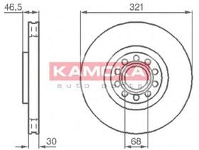 Тормозной диск Kamoka 1032332