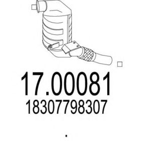 Сажевый фильтр MTS 17.00081