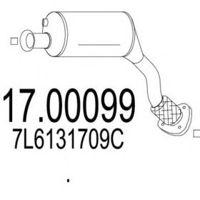 Сажевый фильтр MTS 17.00099