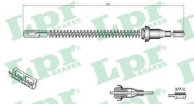 Трос ручного тормоза LPR C0556B