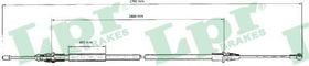 Трос ручного тормоза LPR C0707B