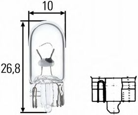 Лампа указателя поворотов Behr Hella 8GP 003 594-123