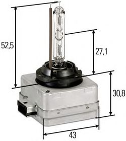 Лампа дальнего света Behr Hella 8GS 009 028-621