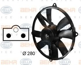 Вентилятор радіатора кондиціонера Behr Hella 8EW 009 158-761