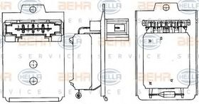 Резистор вентилятора салону Behr Hella 9ML 351 303-261