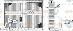 Испаритель кондиционера Behr Hella 8FV 351 331-501