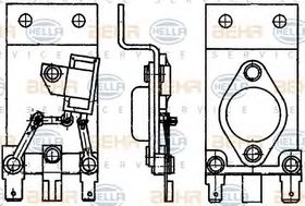 Резистор вентилятора салона Behr Hella 9ML 351 332-031
