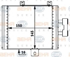 Оливний радіатор двигуна Behr Hella 8MO 376 726-271