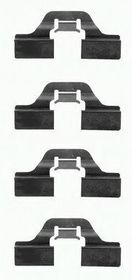 Комплектующие дисковых тормозных колодок Behr Hella 8DZ 355 202-621