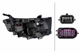 Основна фара Behr Hella 1ex015152611