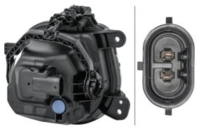 Передняя противотуманная фара Behr Hella 1n0354876011