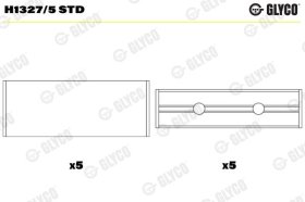 Підшипник колінчастого вала Glyco H1327/5 STD