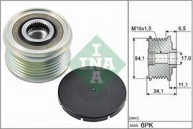 Муфта генератора INA 535 0179 10