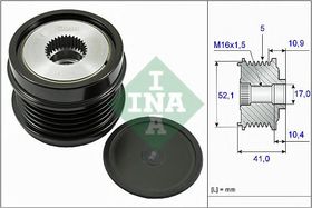 Муфта генератора INA 535 0272 10