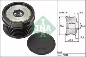 Муфта генератора INA 535031610