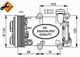 Компрессор кондиционера NRF 32410