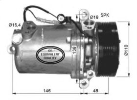 Компрессор кондиционера NRF 32414