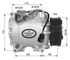 Компрессор кондиционера NRF 32726