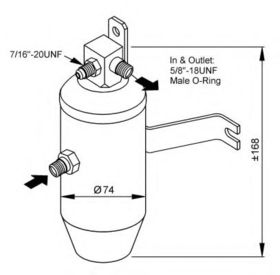 Осушитель кондиционера NRF 33145