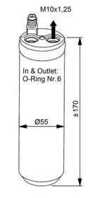 Осушитель кондиционера NRF 33206